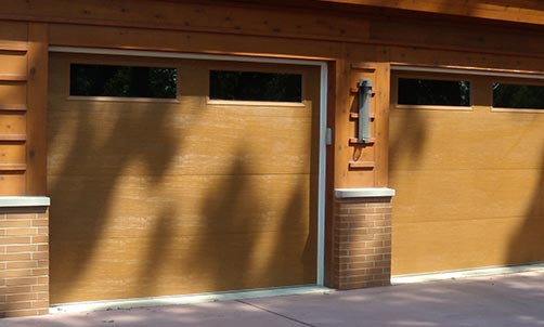 window company Pleasanton flush garage door